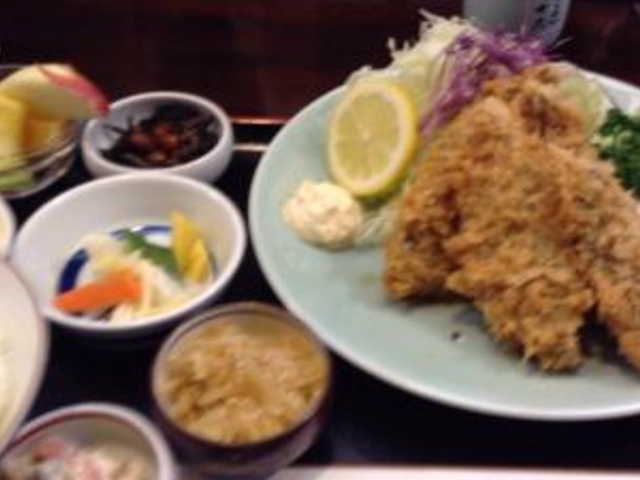 アジフライ定食_とんかつ蘭