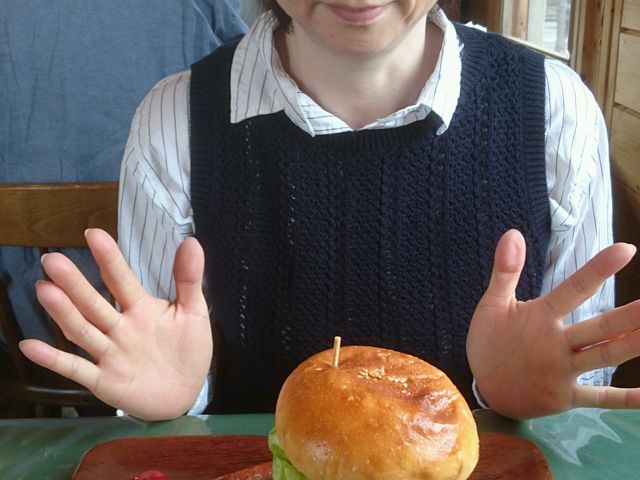 ゴールデンウィーク中ですが待ち無しでした。_フラノバーガー