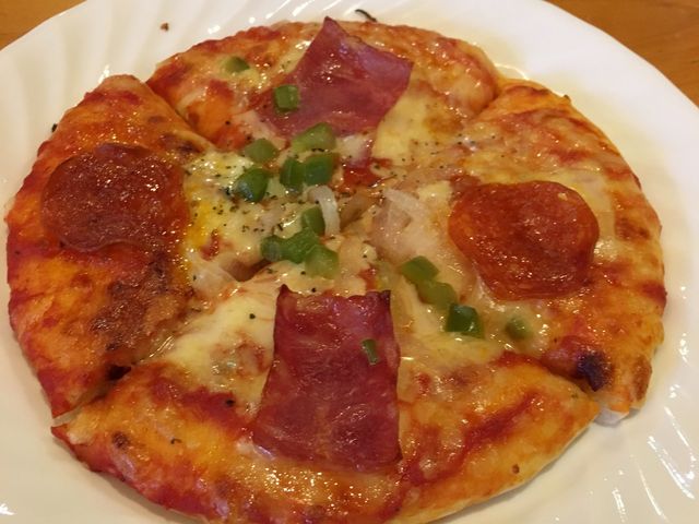 コメダ特製ピザ美味しかったです。_コメダ珈琲店 相模原相生店