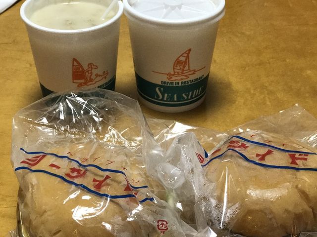 スープとhamburger_シーサイドドライブイン