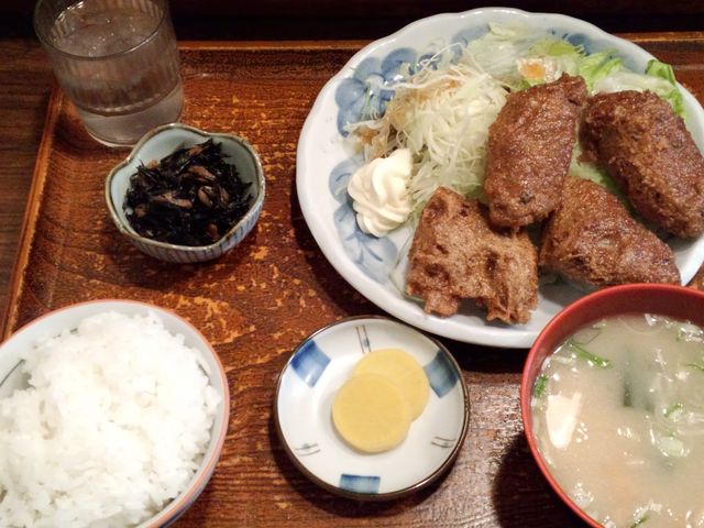 すり身揚げ定食_山勝食堂