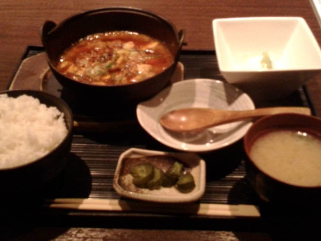麻婆豆腐定食_丸海屋 パセオ店