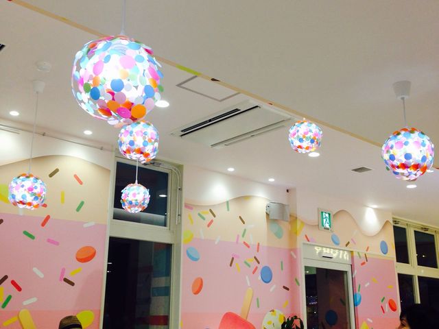 店内かわいいです_ブルーシールアイスパーク