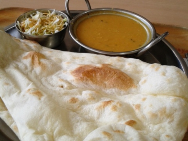 マメカレーのセットです。_インド料理ダルバール