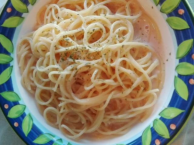 たらこパスタ_レストラン・ポマト