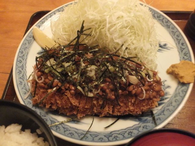 ローズポークのロースかつ(水戸納豆)_八戒