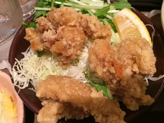 唐揚げジューシーです_大戸屋ごはん処 浦和店