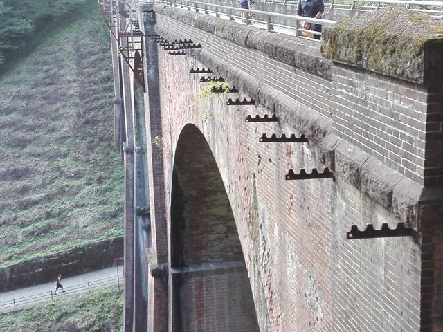 めがね橋の上_アプトの道