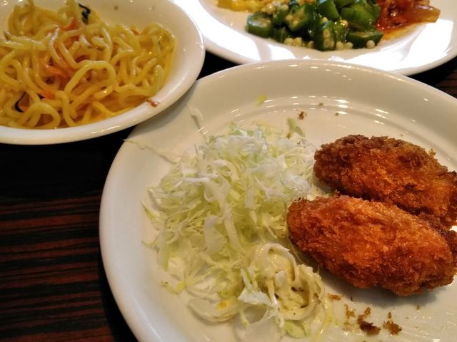 カキフライ、美味しかった_BUFFET EX BLUE ららぽーと横浜
