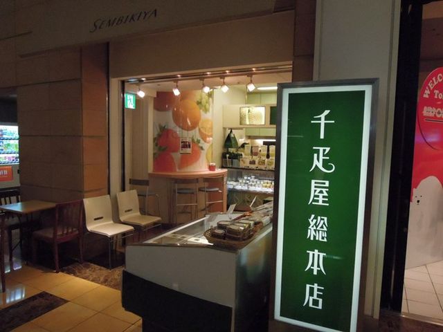 プリンは定番土産品_千疋屋総本店 第2旅客ターミナル 金の翼店