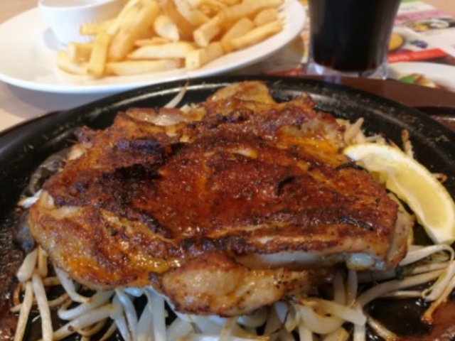 鶏肉がやわらかくジューシーでした_ガスト 杁ケ池店