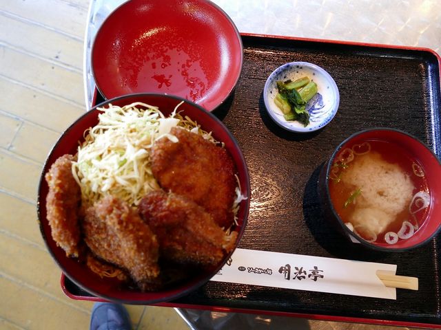 ヒレソースカツ丼_明治亭 中央アルプス登山口店