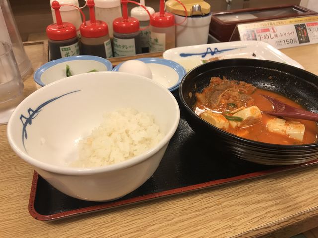 チゲ鍋定食_松屋 曽根店