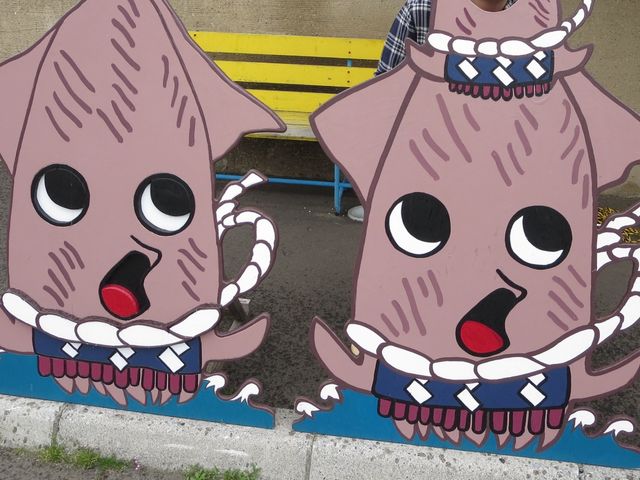 いかの顔ハメ看板_道の駅 横綱の里ふくしま