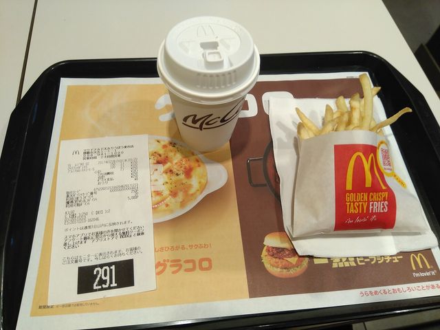 注文した珈琲_マクドナルド天久りうぼう楽市店