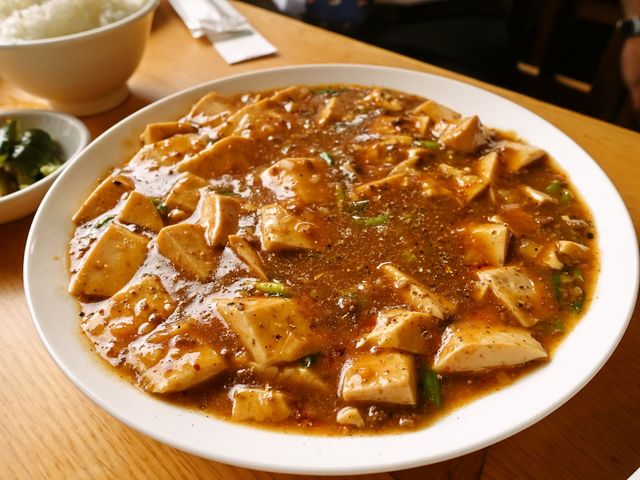 山椒がクセになるマーボー豆腐_白馬飯店