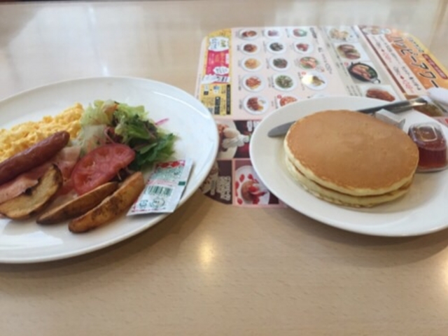 スクランブルエッグモーニングです。_ジョナサン杉並梅里店