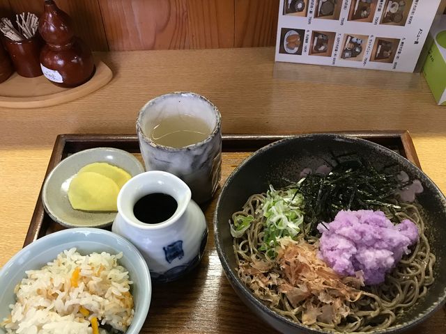 辛味の効いたおろし蕎麦セット_伯蕎庵しばた