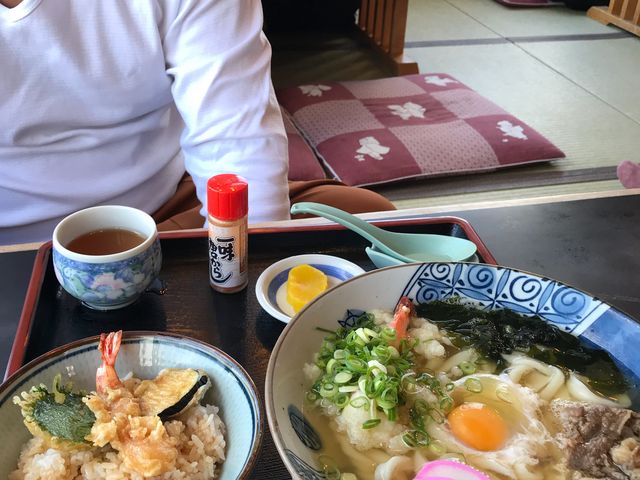 天丼セット_手打ちうどん醍醐