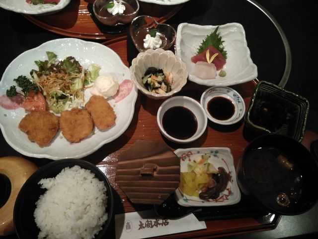 注文した日替わり定食_太閤本店 伏見店