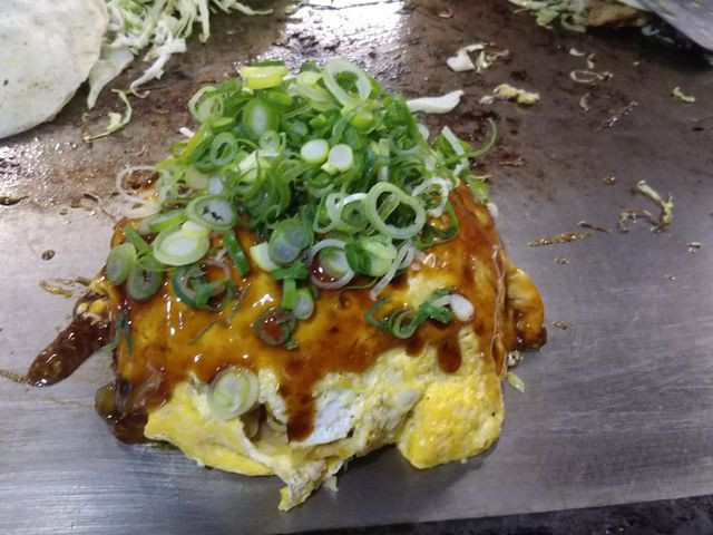 一番人気のお好み焼きです_電光石火