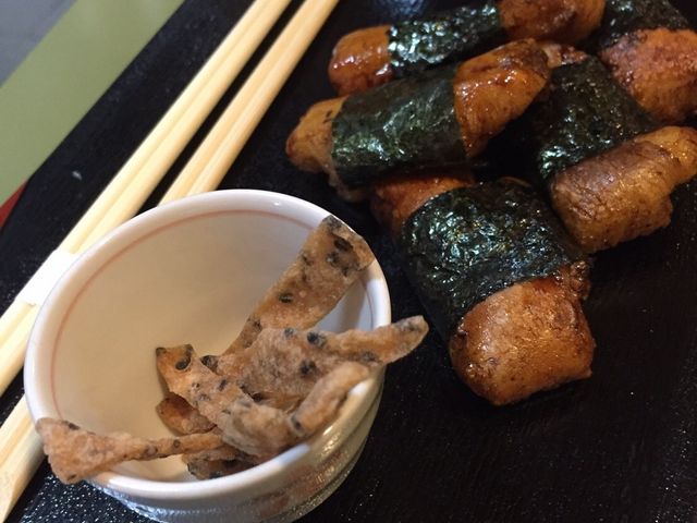 いそべ餅。かりんとう付き_梅園・清水店