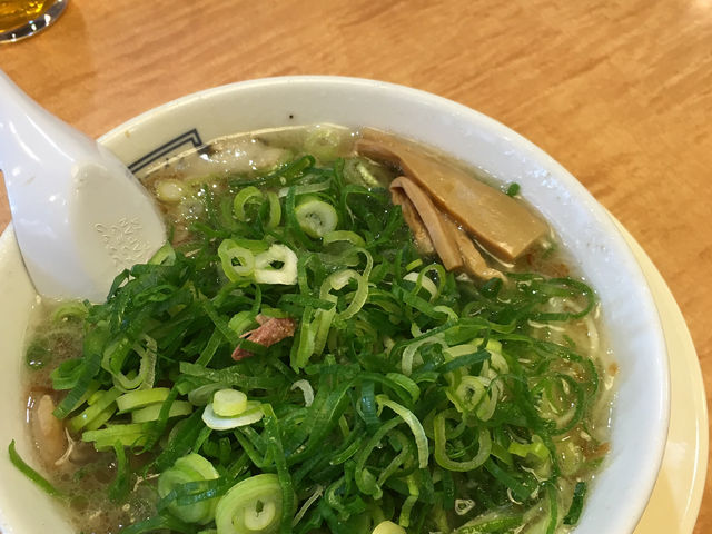 ネギ多め、たかばしラーメン(小)_たかばしラーメン 枚方店