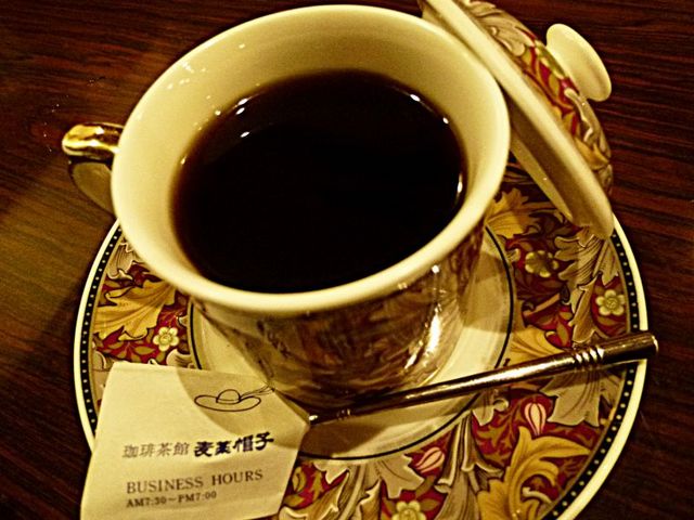 コーヒー豆も売ってるので、コーヒーが気に入ったら是非購入を_麦藁帽子