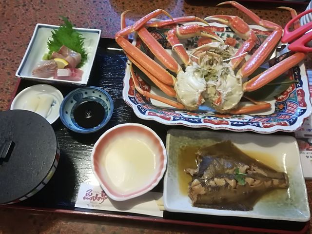 松葉カニ御前_魚山亭