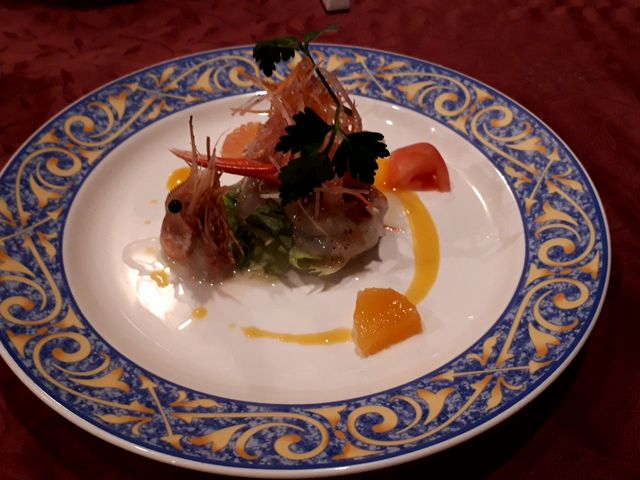 ディナーのコースの海鮮_食彩カフェ クードフー