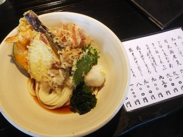 天ぷらもうどんも最高(^_^)v_麺家さくら