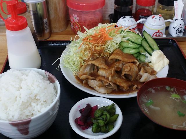しょうが焼き定食_ラーメン福福