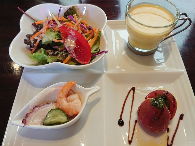 パスタセットの前菜_ジャルディーノ 伊太利亭