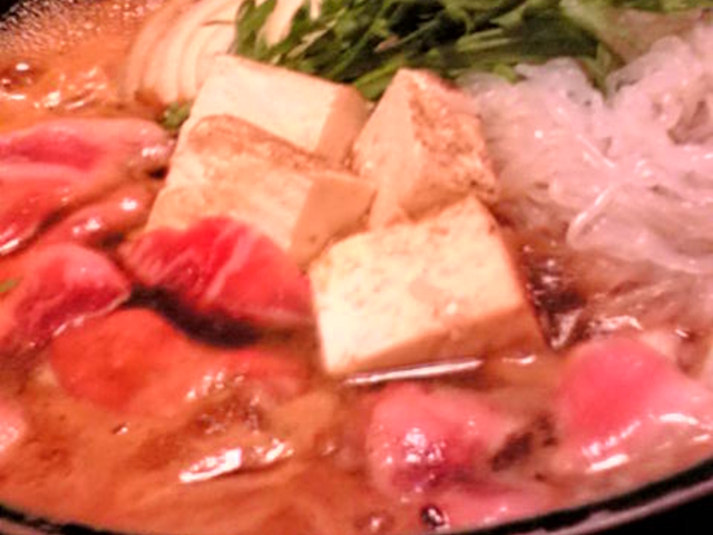 とんすき焼き定食_すき焼三光舎