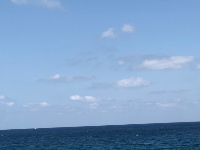 快晴_笠石海水浴場