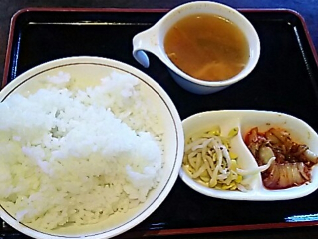 スープもついてます。_熟成焼肉 いちばん 谷和原店