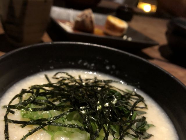 やまいものとろろ雑炊。めちゃウマでした!_あかぼし
