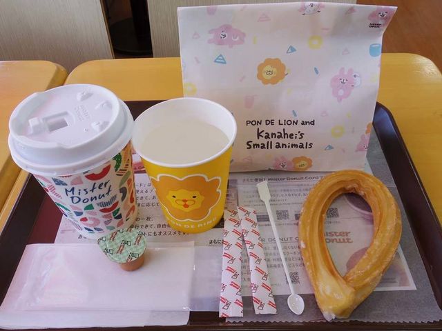 ハニーチョロ、コーヒー_ミスタードーナツゆめタウン柳井(Mister Donut)