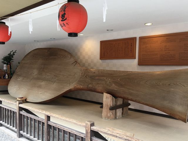 宮島の大杓子_宮島表参道商店街