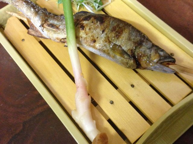 あゆ塩焼き_郷港