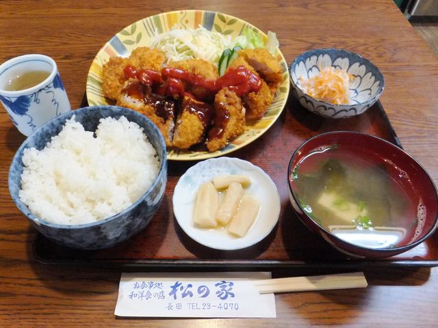 5月31日のサービスランチ:トンカツ定食_松の家