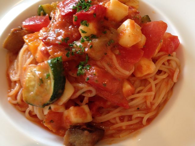 冷製パスタ_オステリア ガウダンテ 神戸ハーバーランド店