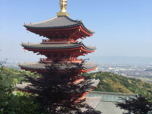 五重の塔の塔から見える風景_総本山 本福寺