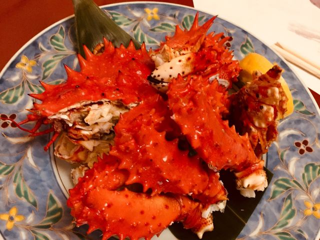 花咲蟹は身が詰まっていて、半身を2人でシェアしたのですが、満足しました。_くしろ駒形屋