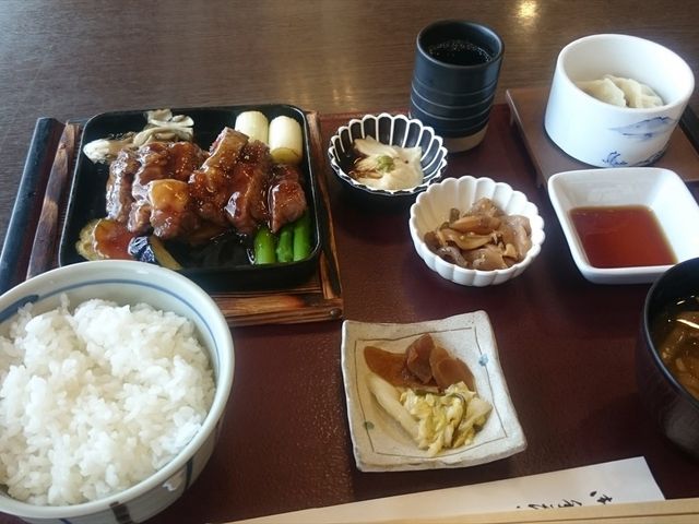 ステーキ定食_豚きっき 上河内SA(下り)店
