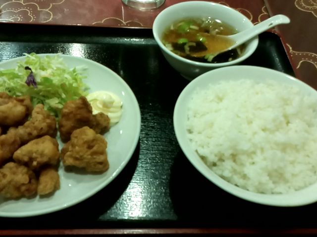 唐揚げのセット_上海厨房 家楽 本店