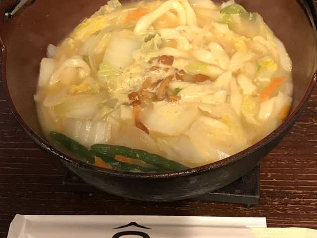 野菜もたっぷりでした。_ほうとう不動