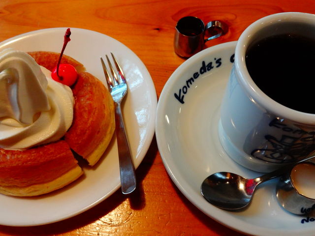 シロノワールとコーヒー_コメダ珈琲店 京都洛西店