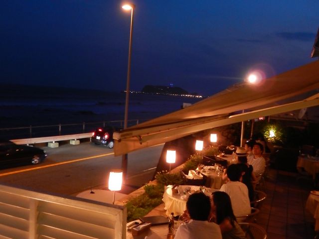 夜のベランダ席_リストランテ アマルフィイ