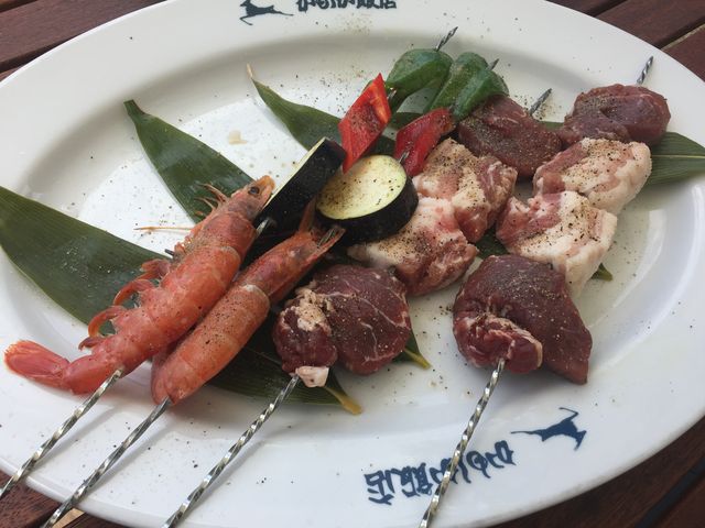 お肉柔らかくて美味しい!カレーに鶏肉!串に、豚肉、牛肉!_志賀高原一の瀬 ホテルジャパン志賀